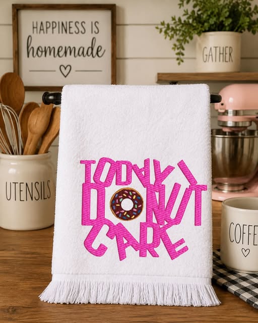 TODAY I DONUT CARE 5X5