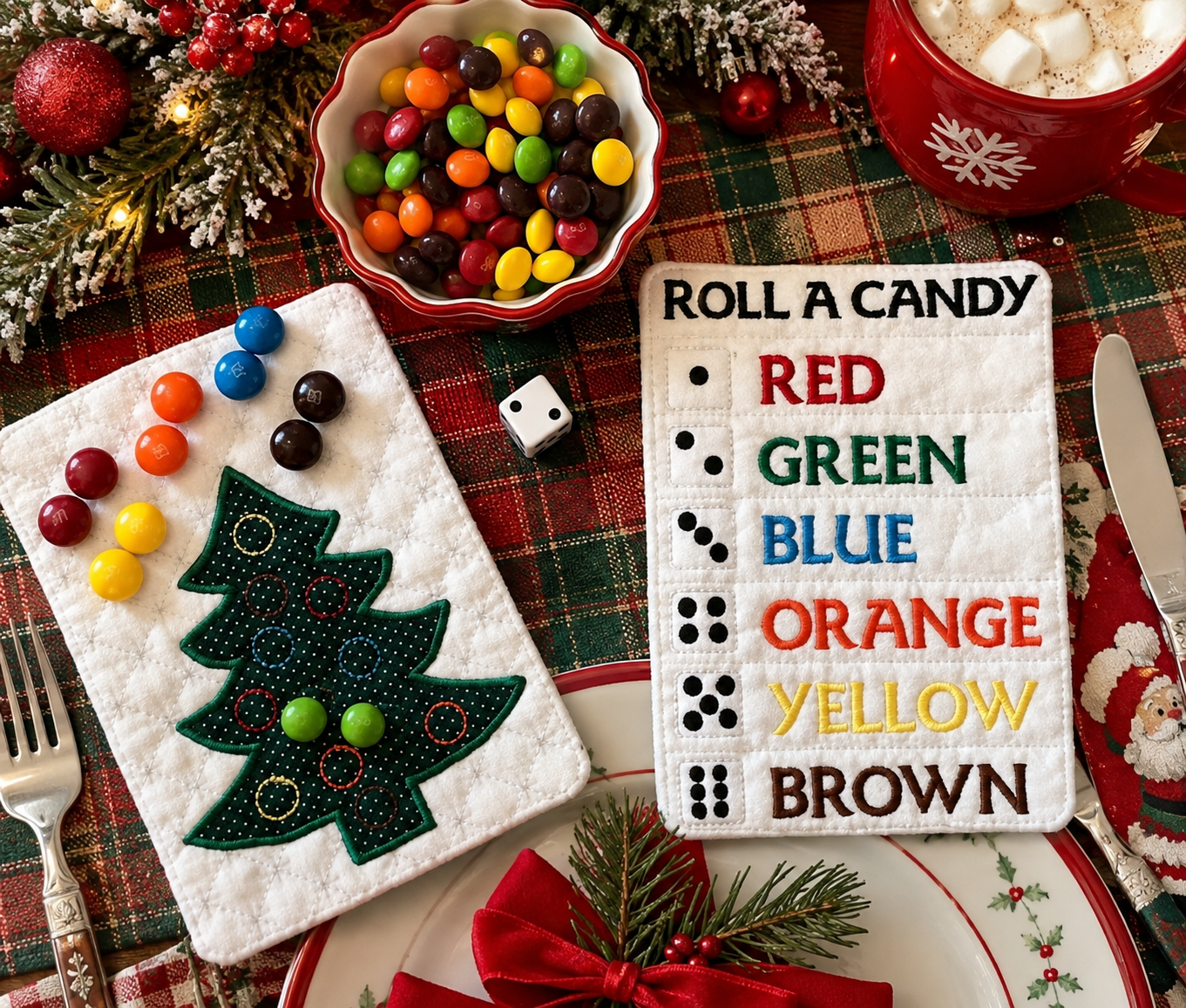 ITH ROLL A CANDY GAME 5X7 