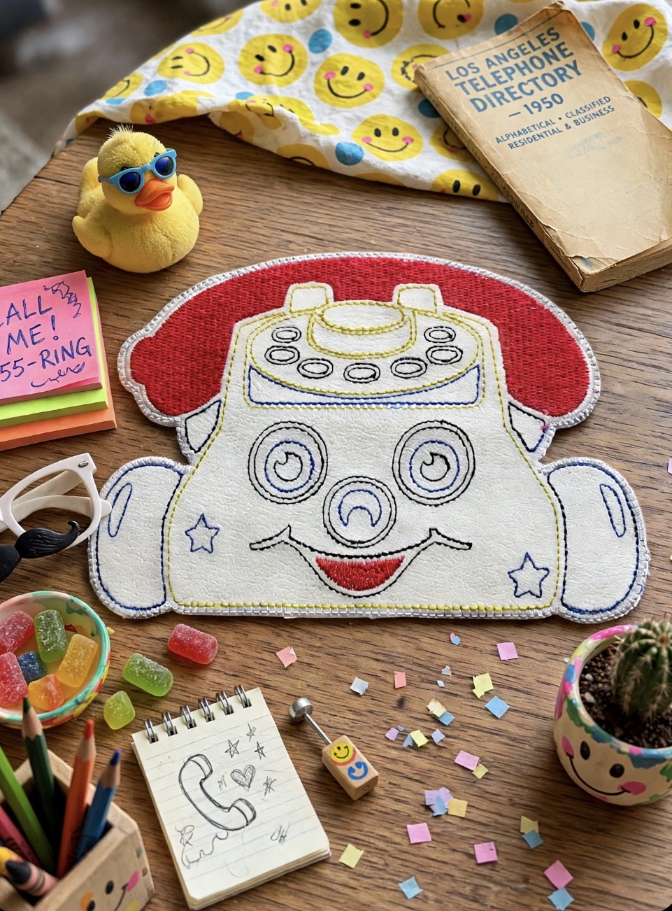 ITH ORIGINAL "EYE" PHONE MUG RUG 5X7 
